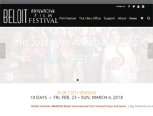 Tablet Screenshot of beloitfilmfest.org